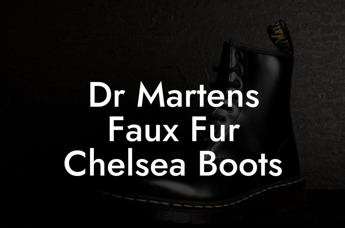 Dr Martens Faux Fur Chelsea Boots