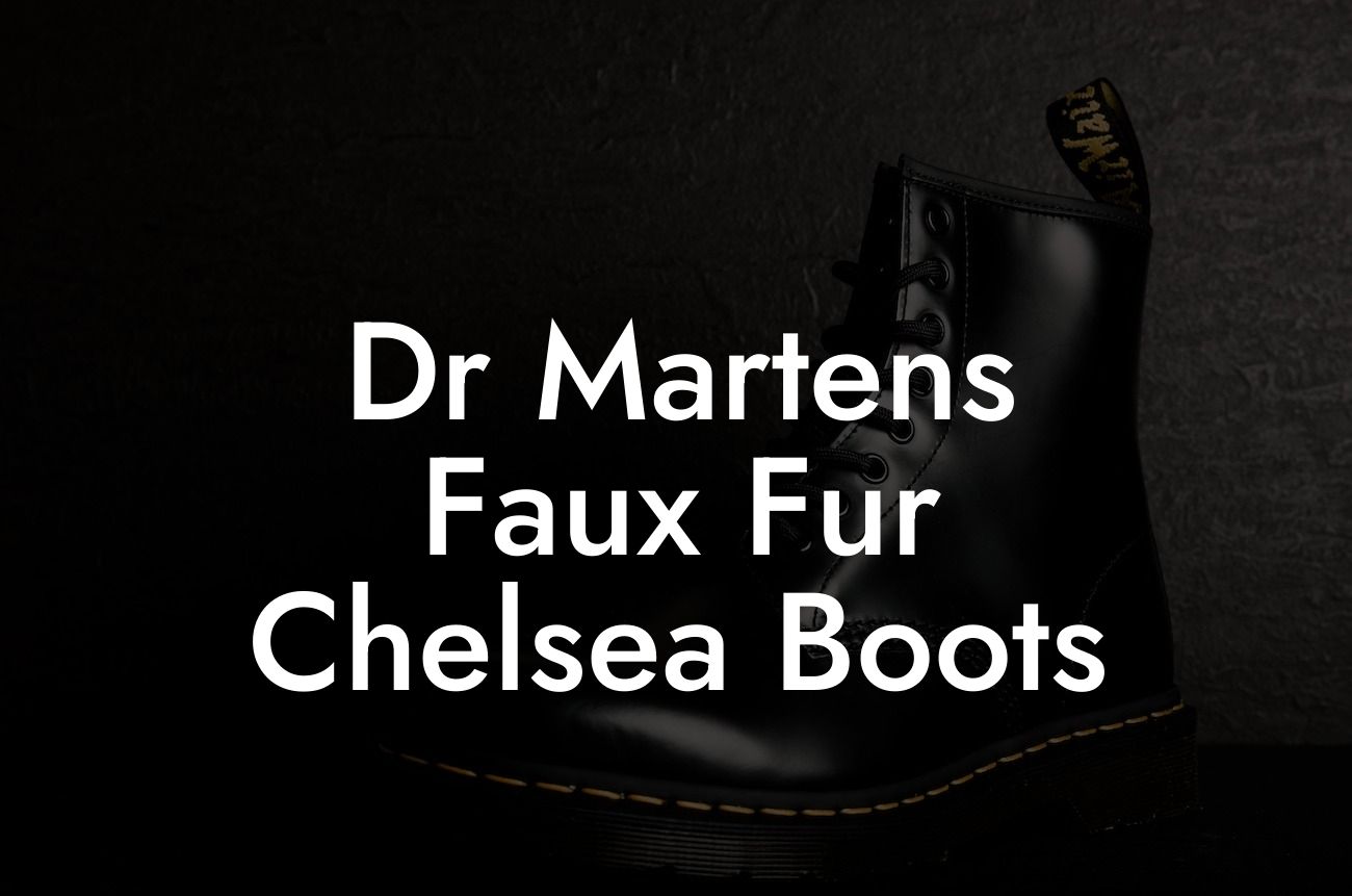 Dr Martens Faux Fur Chelsea Boots