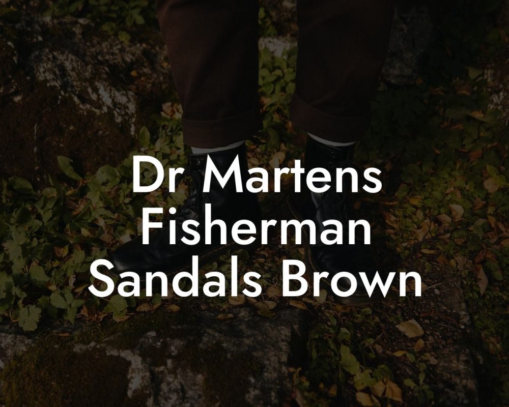 Dr Martens Fisherman Sandals Brown