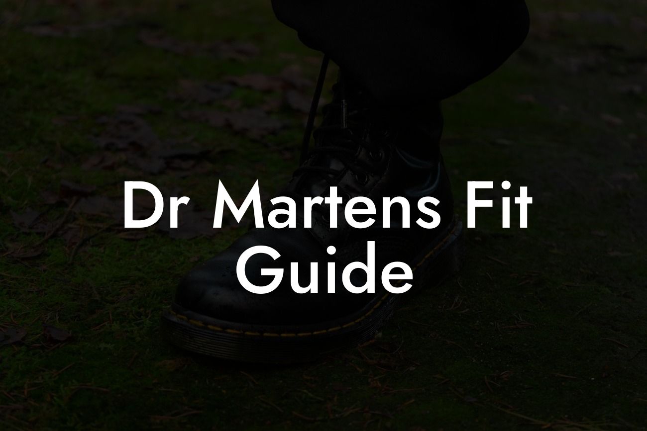 Dr Martens Fit Guide