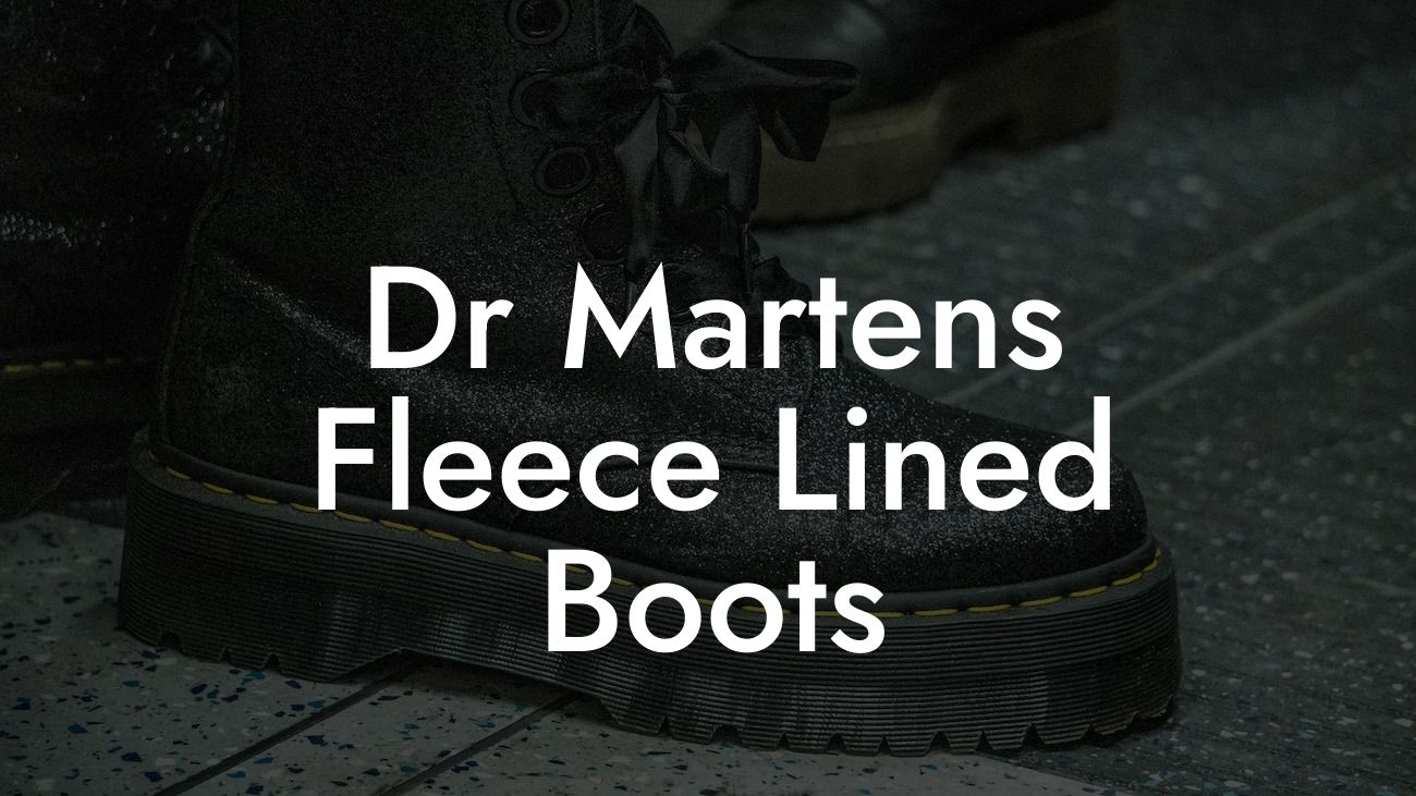 Dr Martens Fleece Lined Boots