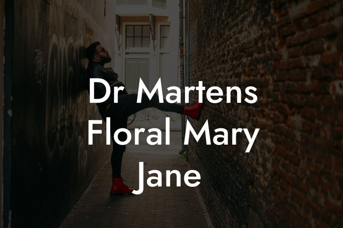 Dr Martens Floral Mary Jane