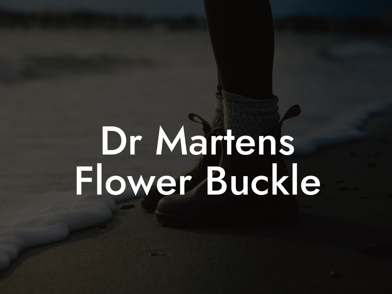 Dr Martens Flower Buckle