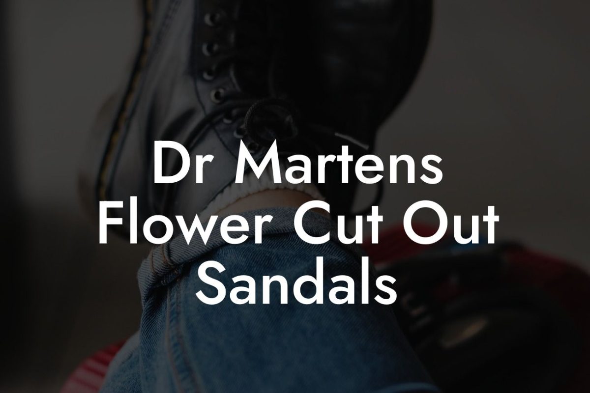 Dr Martens Flower Cut Out Sandals