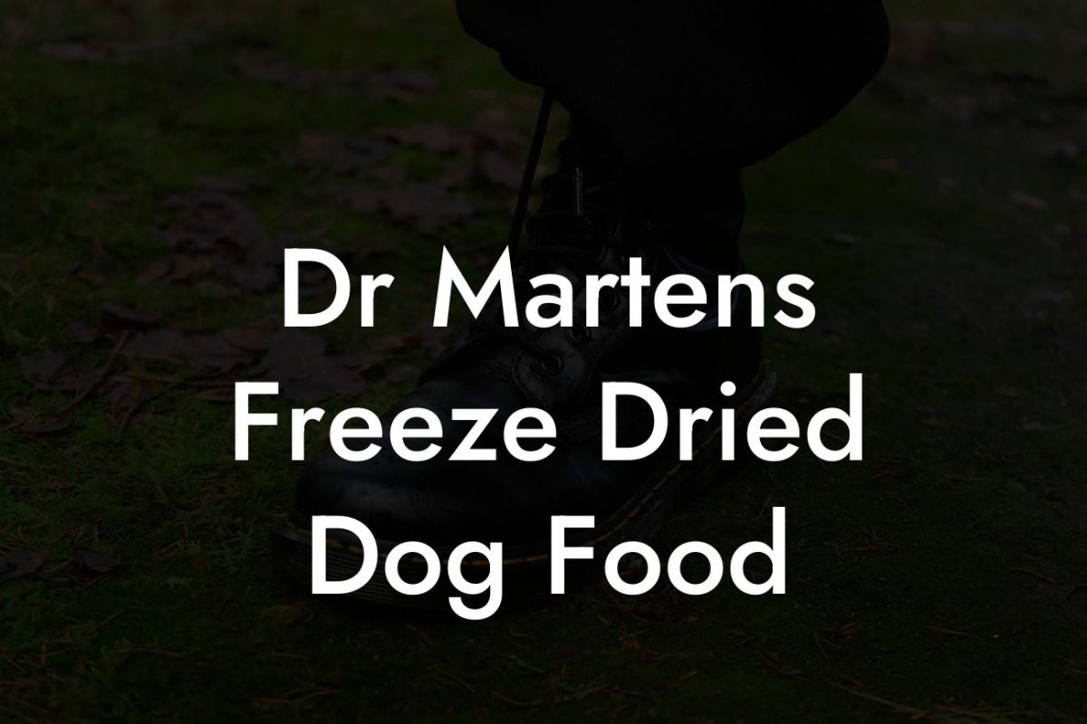 Dr Martens Freeze Dried Dog Food