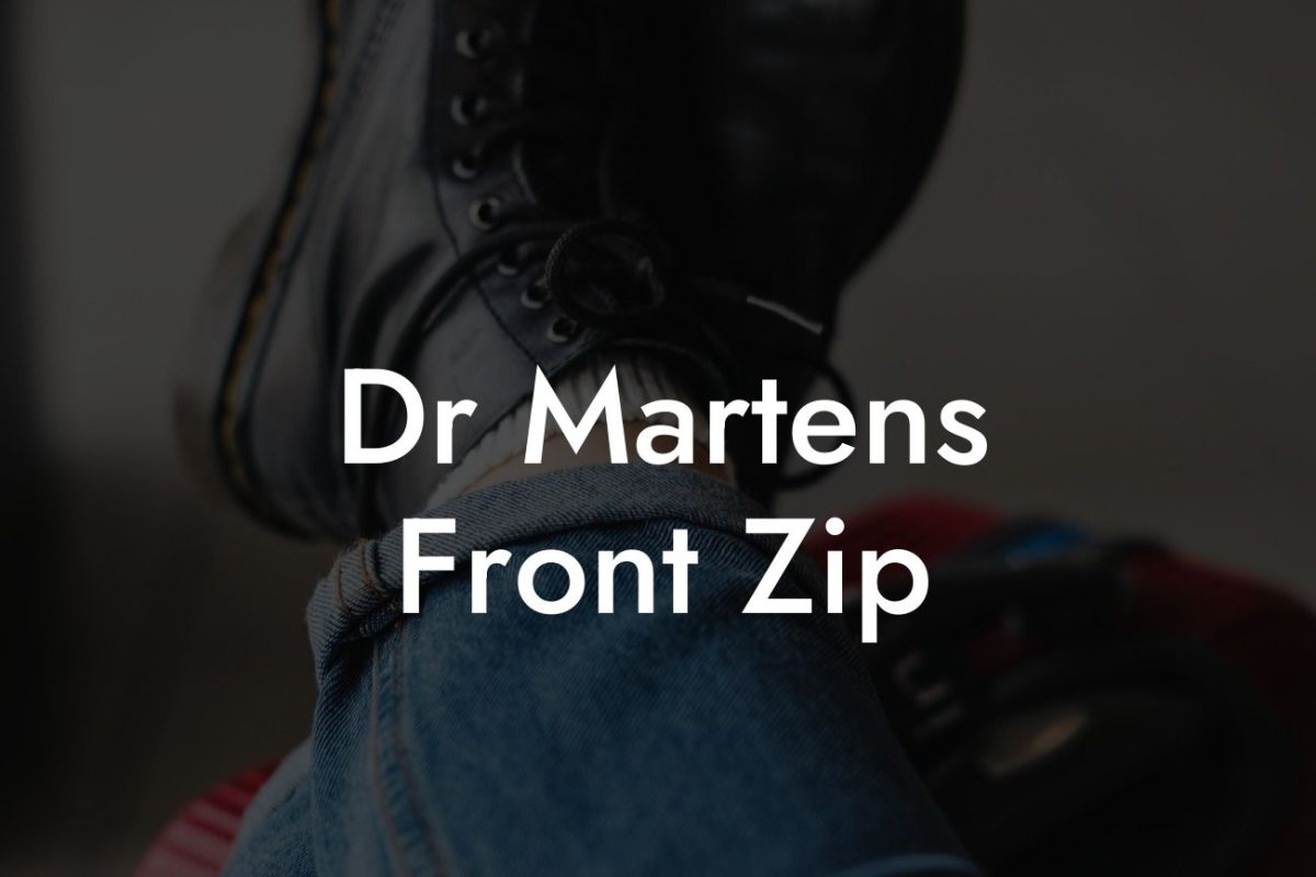 Dr Martens Front Zip