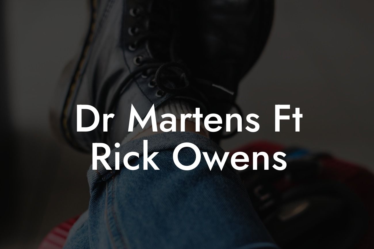 Dr Martens Ft Rick Owens