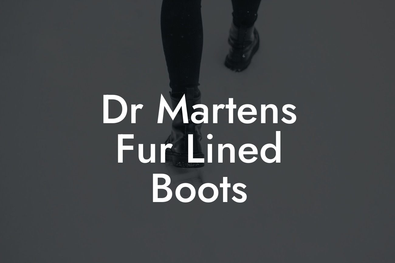 Dr Martens Fur Lined Boots