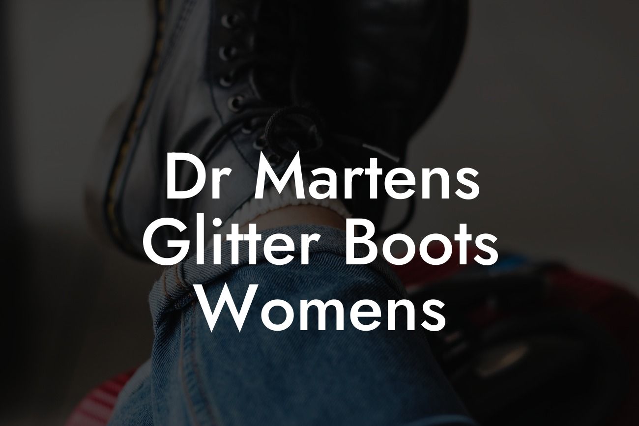 Dr Martens Glitter Boots Womens