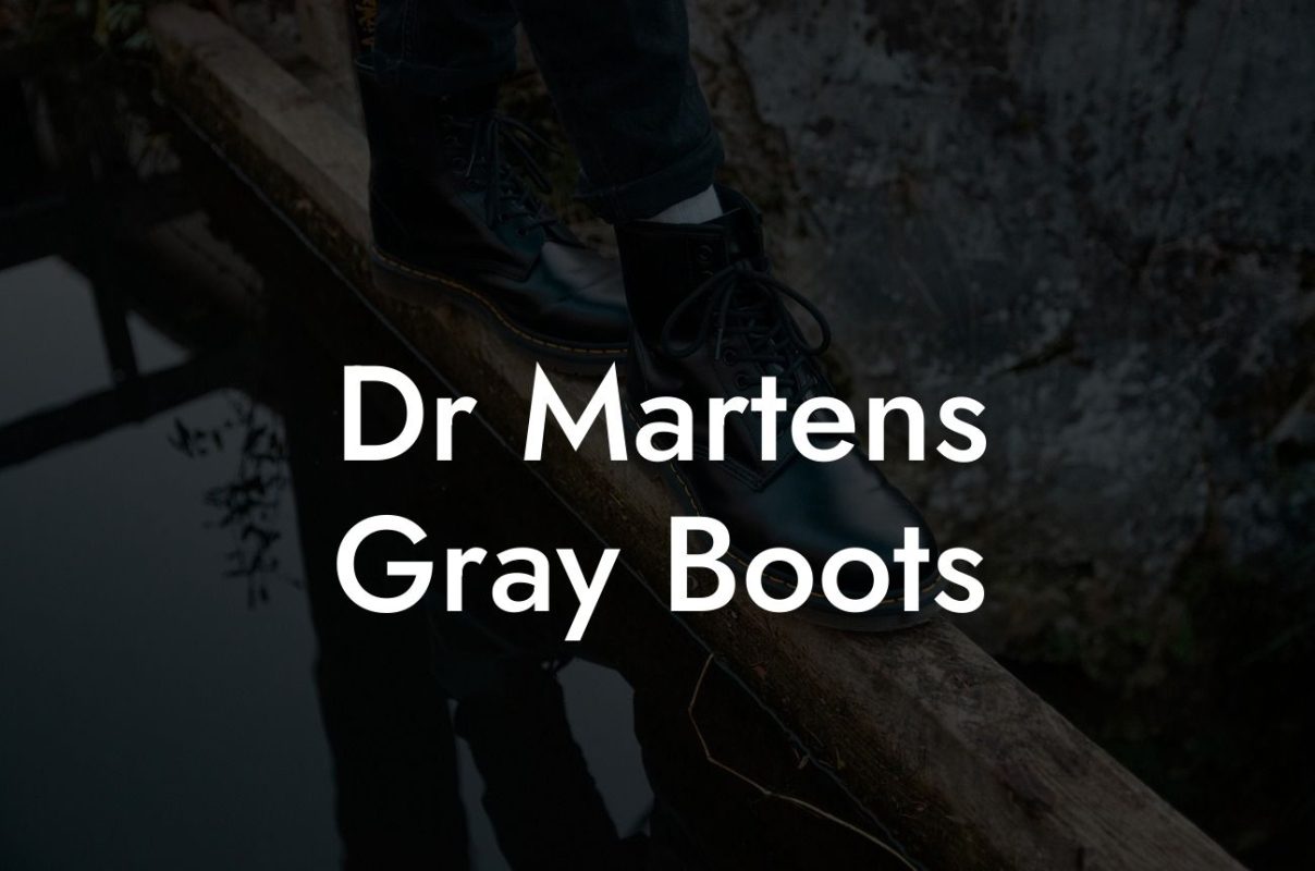 Dr Martens Gray Boots