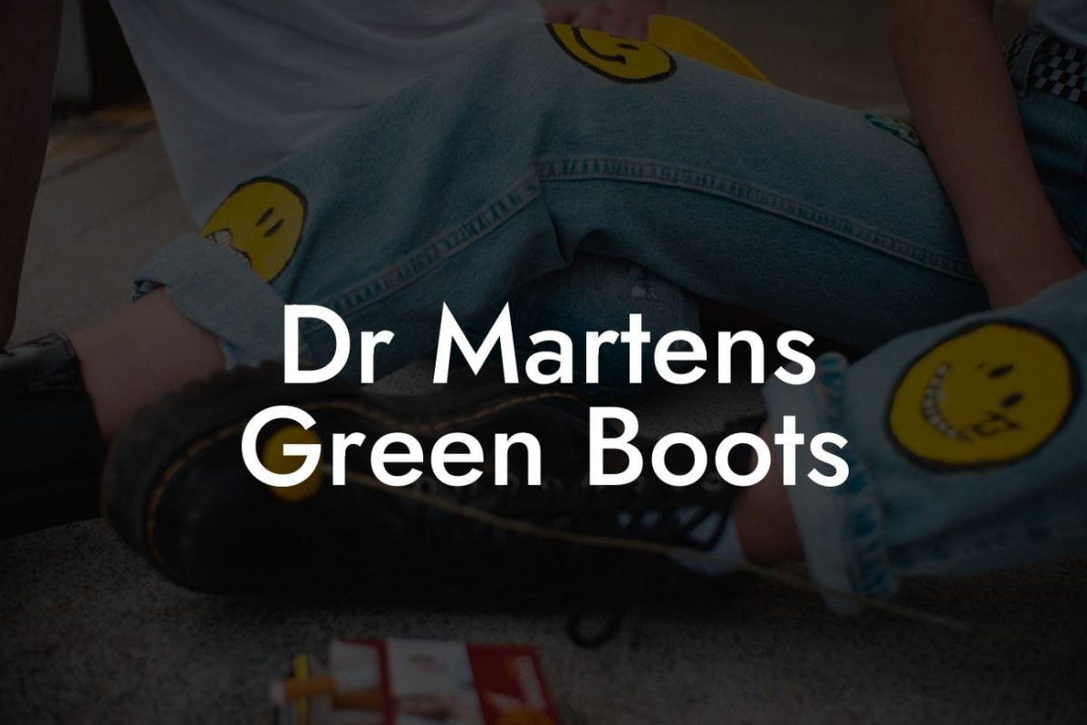 Dr Martens Green Boots