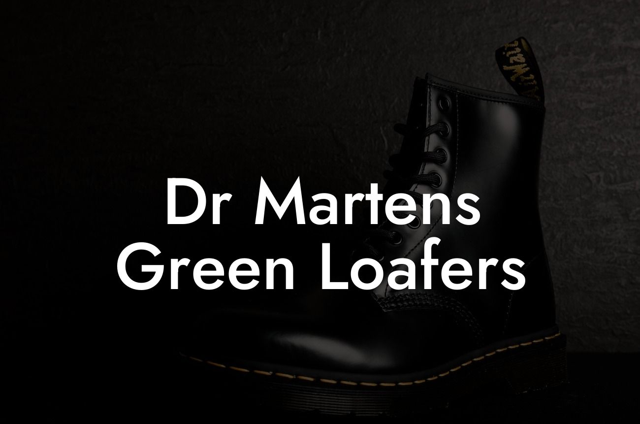 Dr Martens Green Loafers