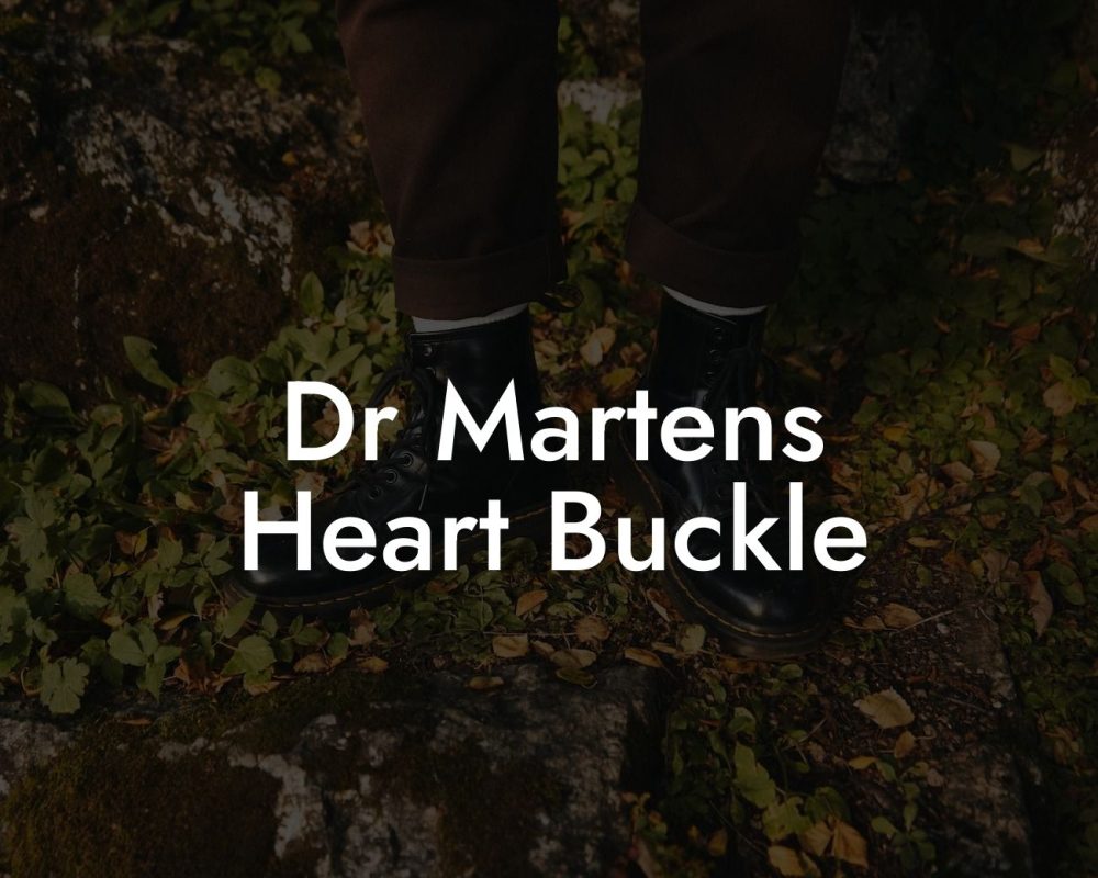 Dr Martens Heart Buckle