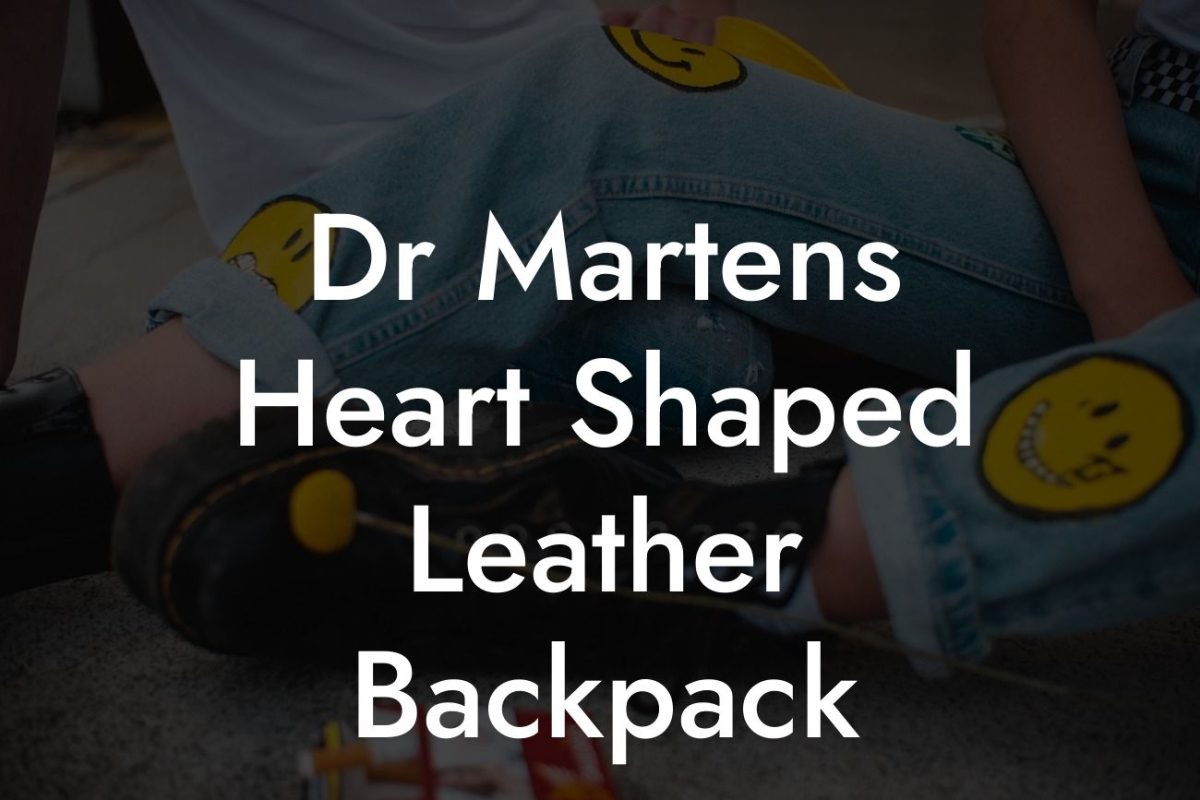 Dr Martens Heart Shaped Leather Backpack