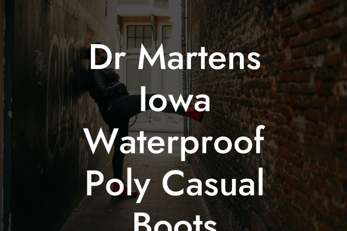 Dr Martens Iowa Waterproof Poly Casual Boots