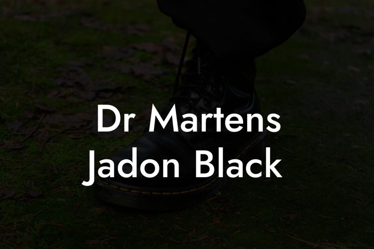 Dr Martens Jadon Black