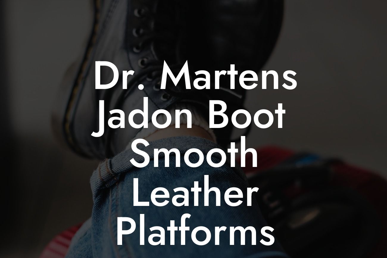 Dr. Martens Jadon Boot Smooth Leather Platforms