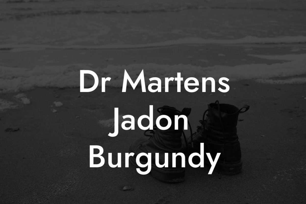 Dr Martens Jadon Burgundy