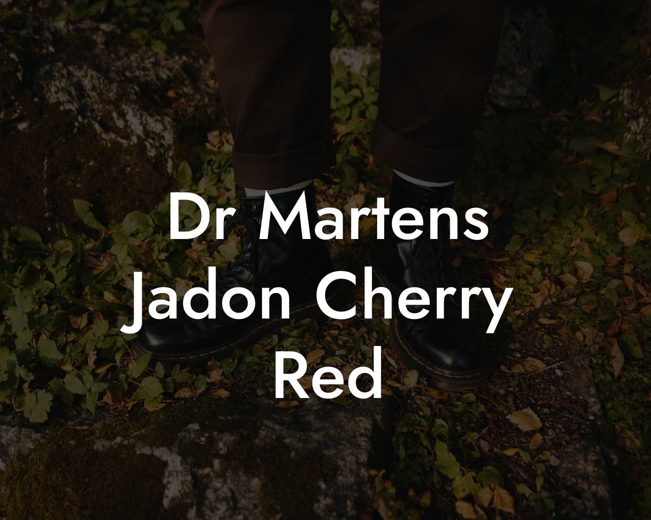 Dr Martens Jadon Cherry Red