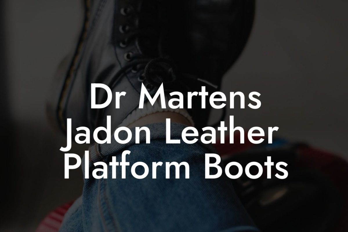 Dr Martens Jadon Leather Platform Boots