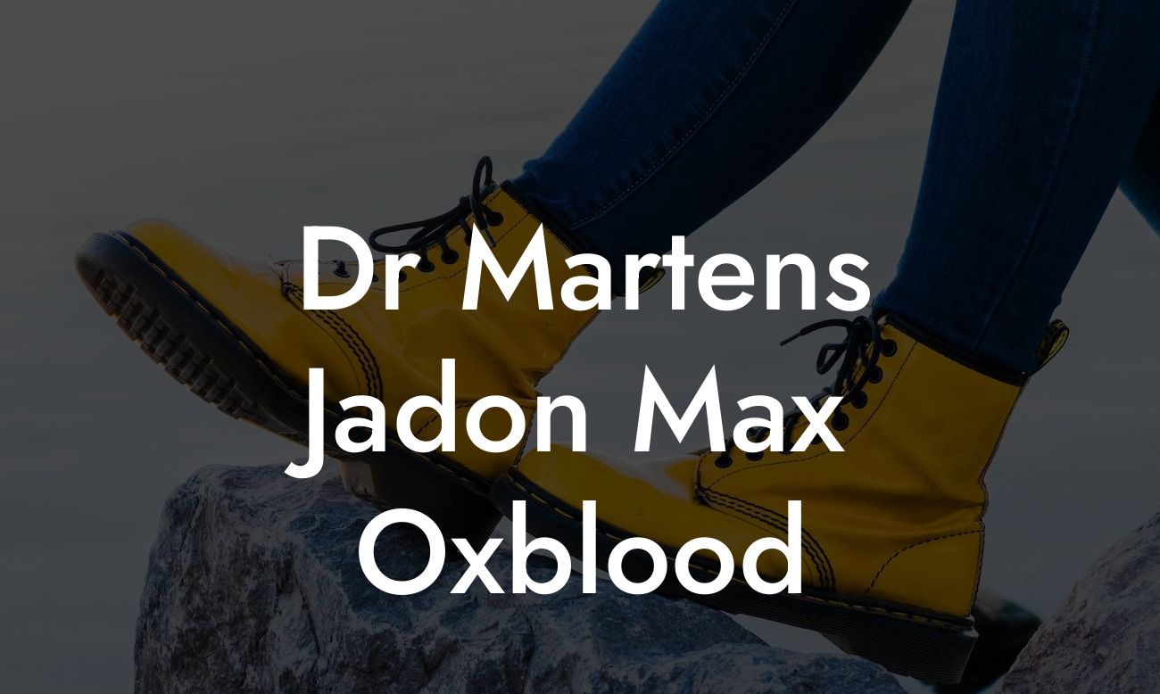 Dr Martens Jadon Max Oxblood