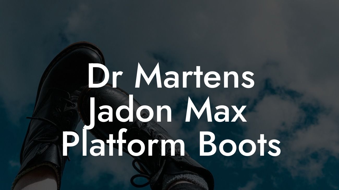 Dr Martens Jadon Max Platform Boots