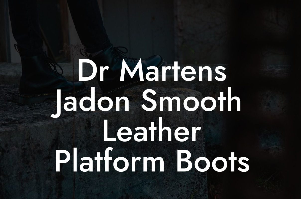 Dr Martens Jadon Smooth Leather Platform Boots