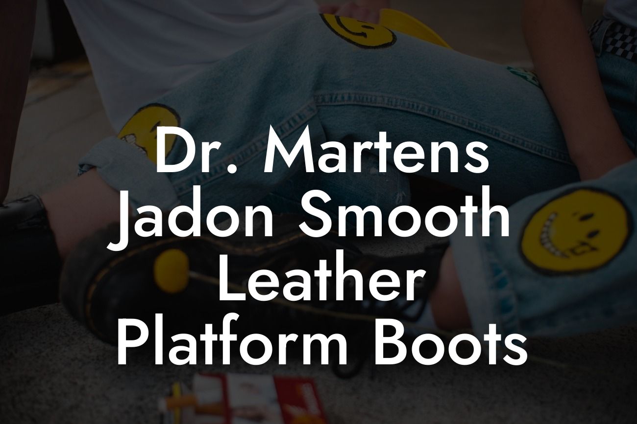 Dr Martens Jadon Smooth Leather Platform Boots