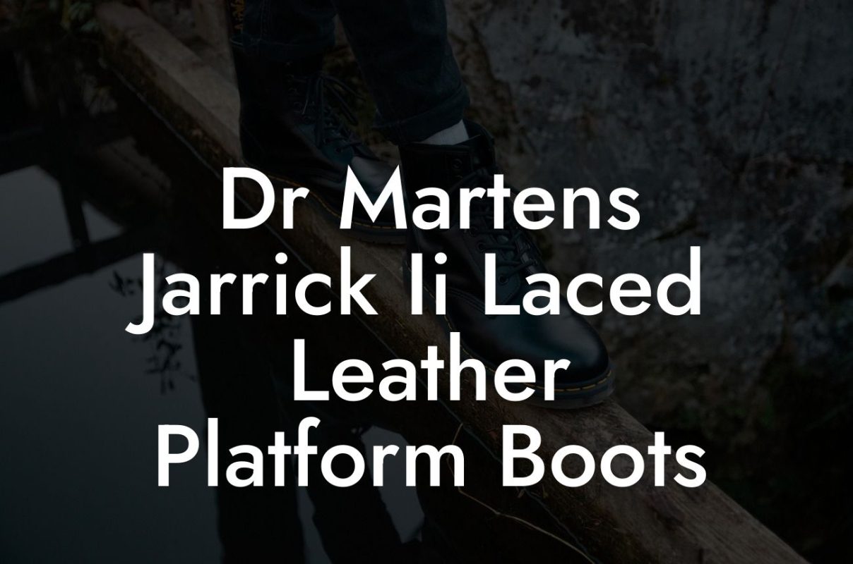 Dr Martens Jarrick Ii Laced Leather Platform Boots