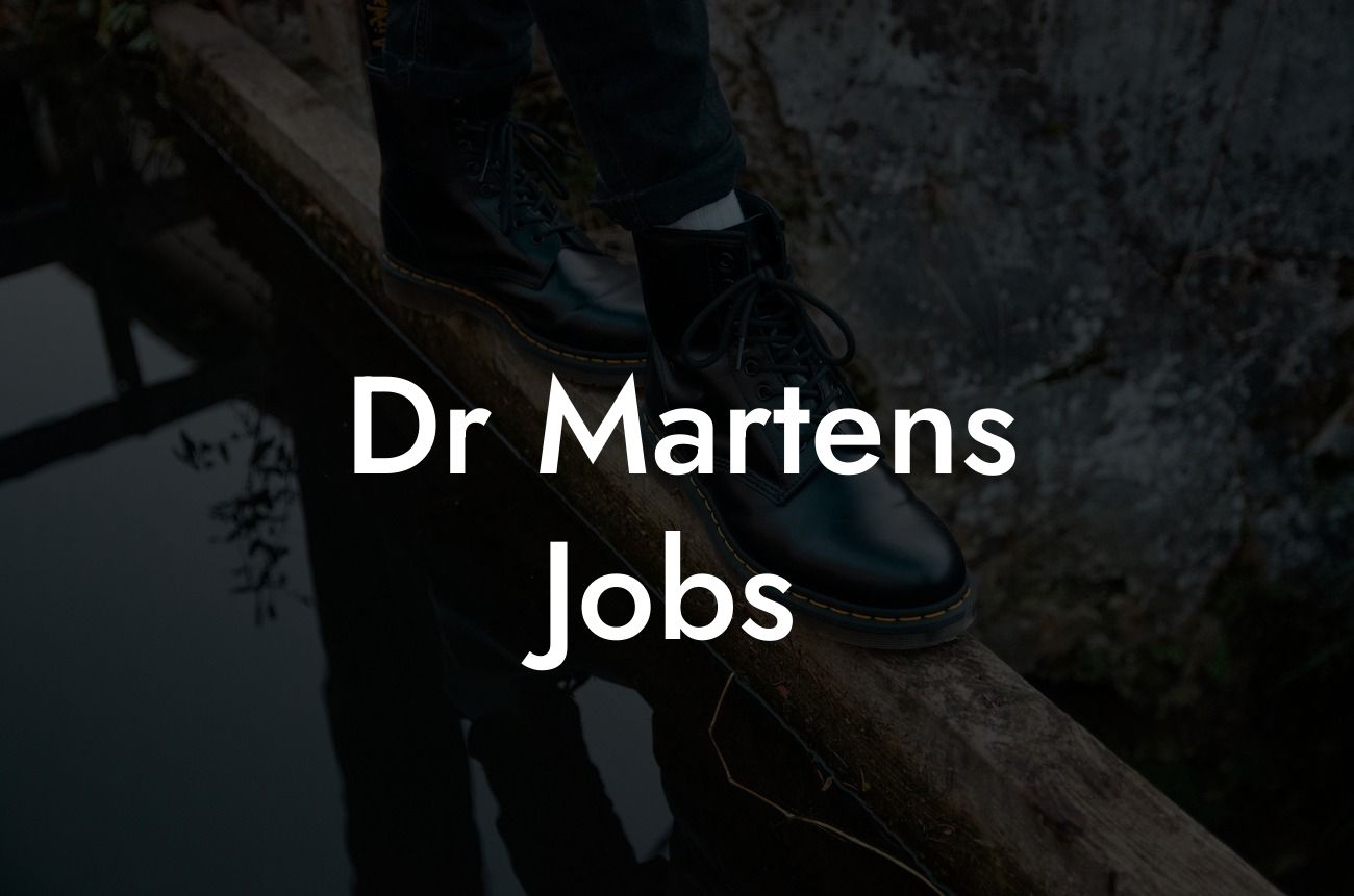 Dr Martens Jobs