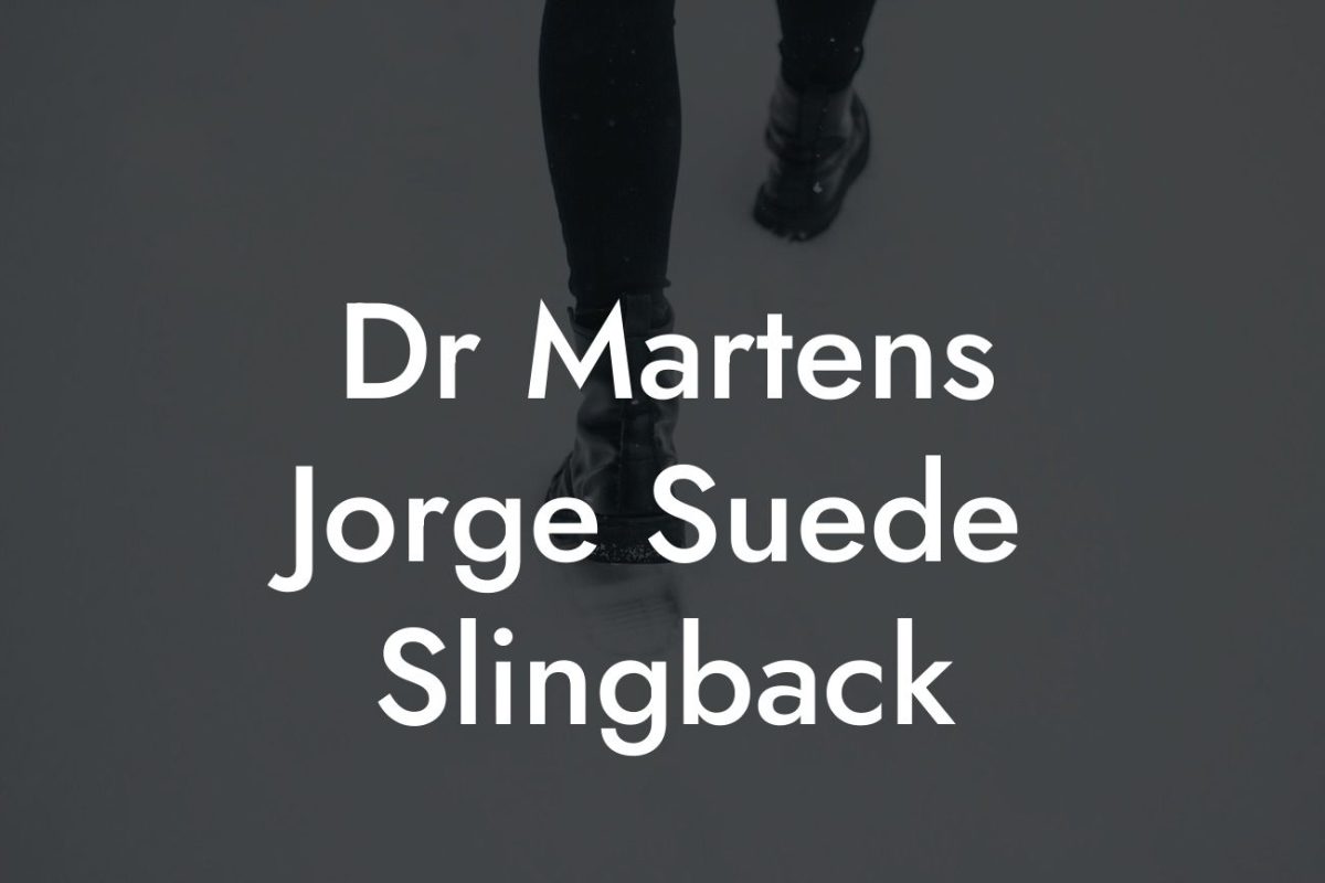 Dr Martens Jorge Suede Slingback