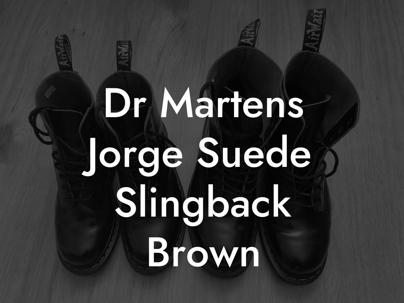 Dr Martens Jorge Suede Slingback Brown