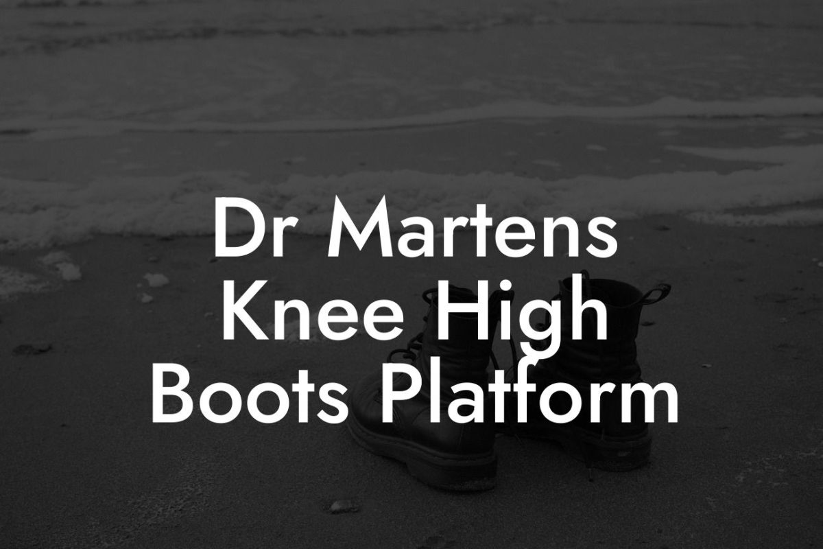 Dr Martens Knee High Boots Platform