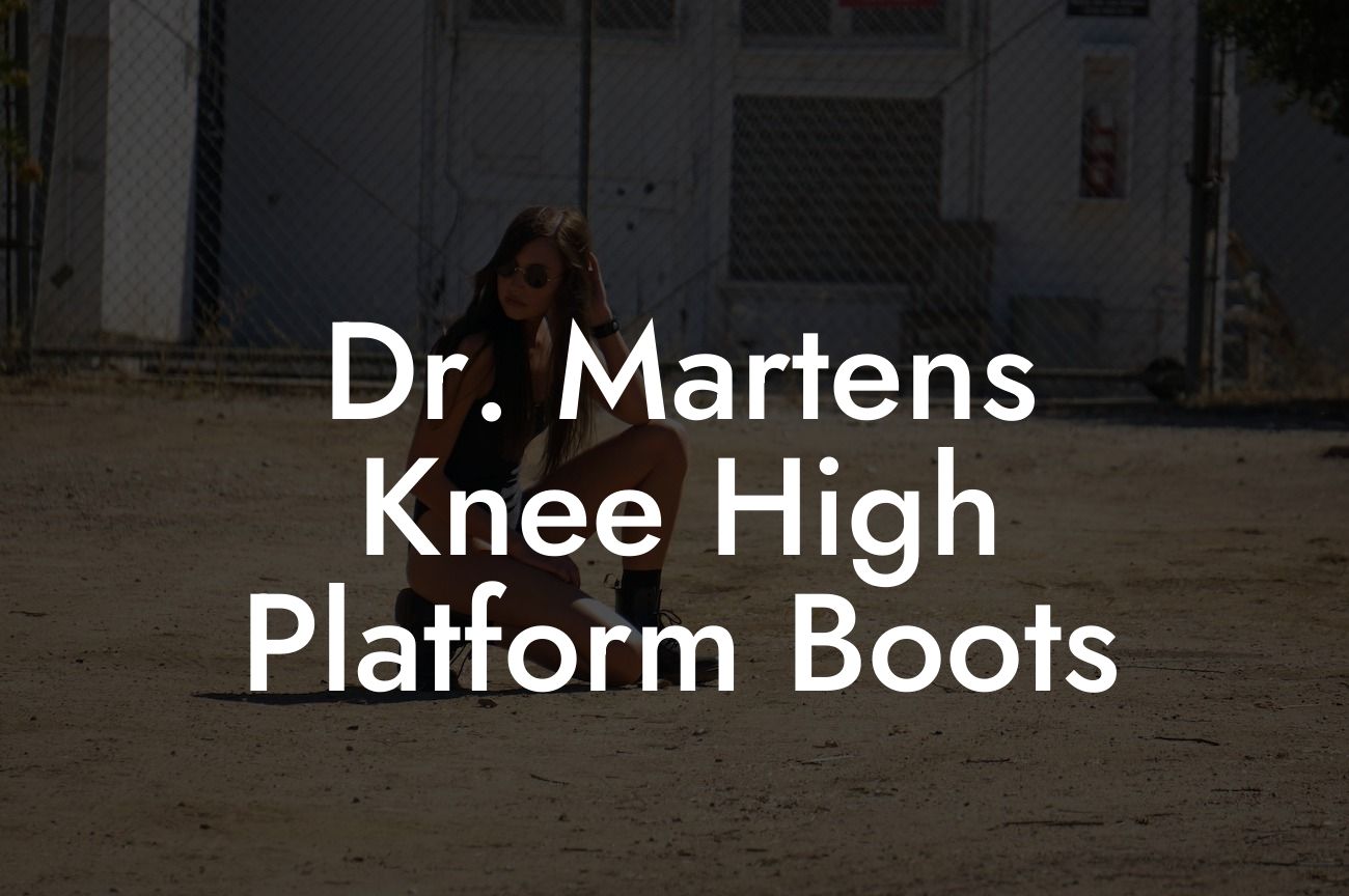 Dr. Martens Knee High Platform Boots