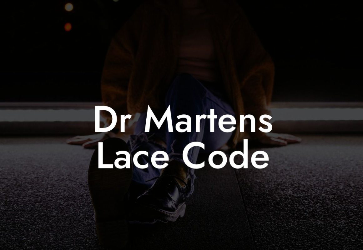 Dr Martens Lace Code