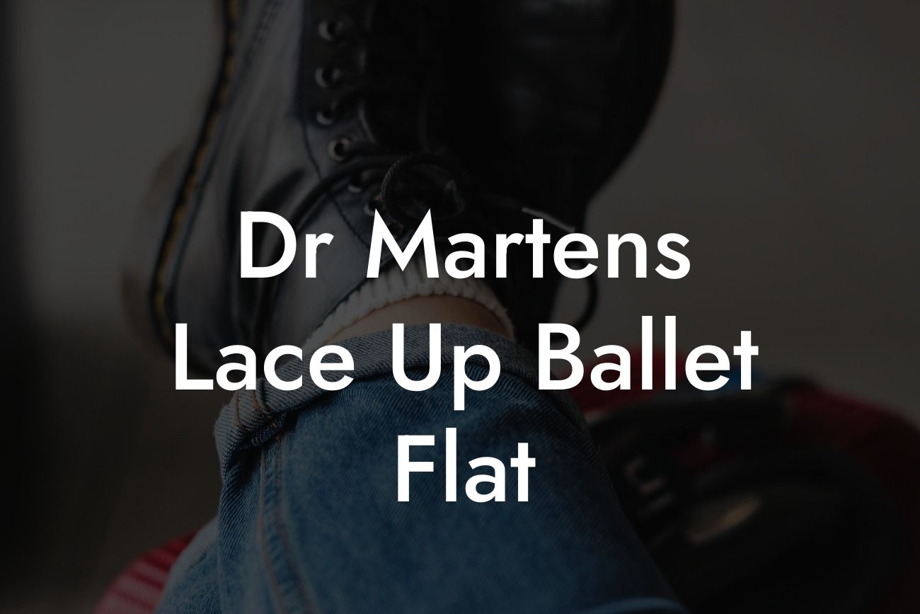 Dr Martens Lace Up Ballet Flat