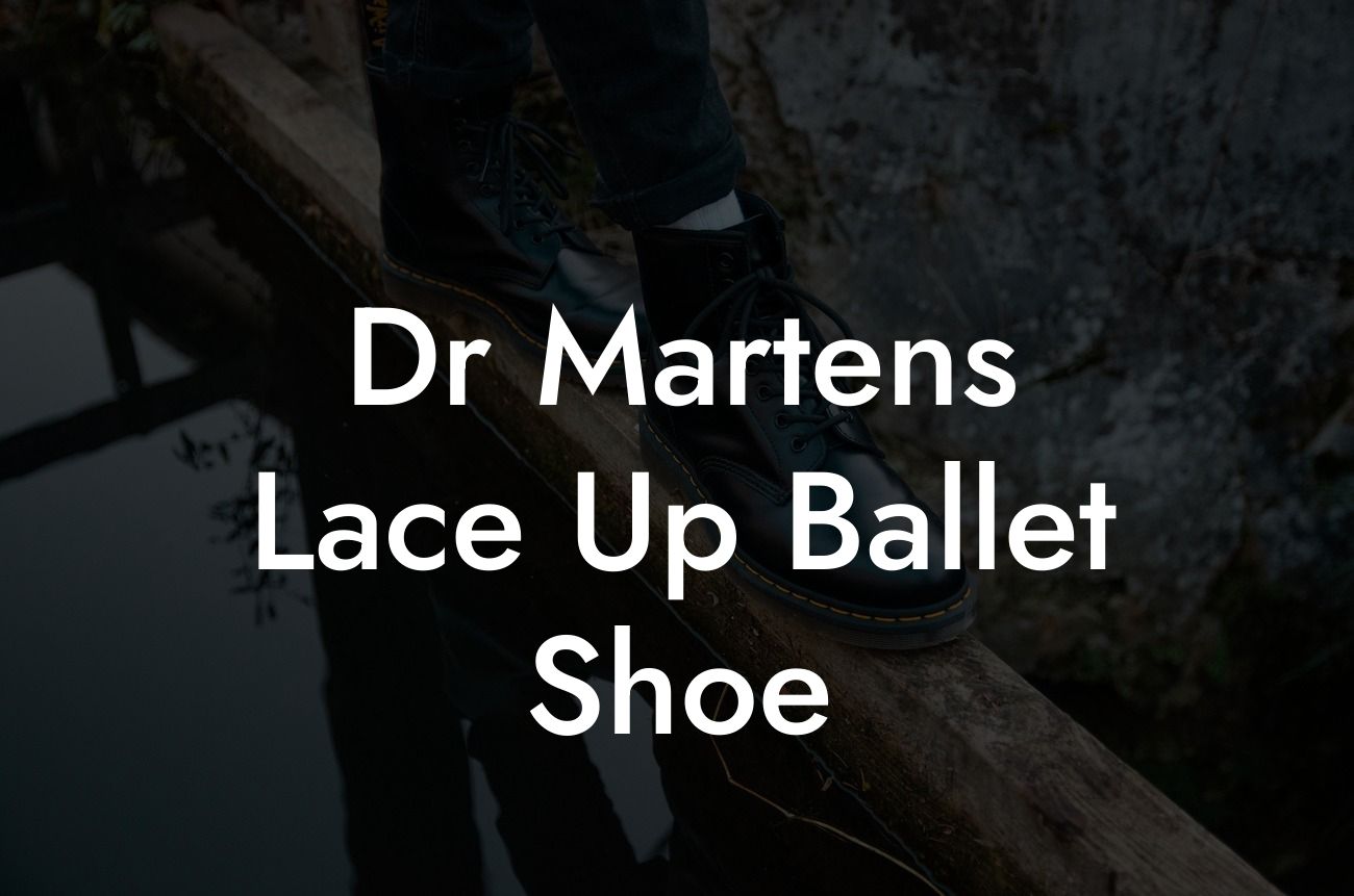 Dr Martens Lace Up Ballet Shoe