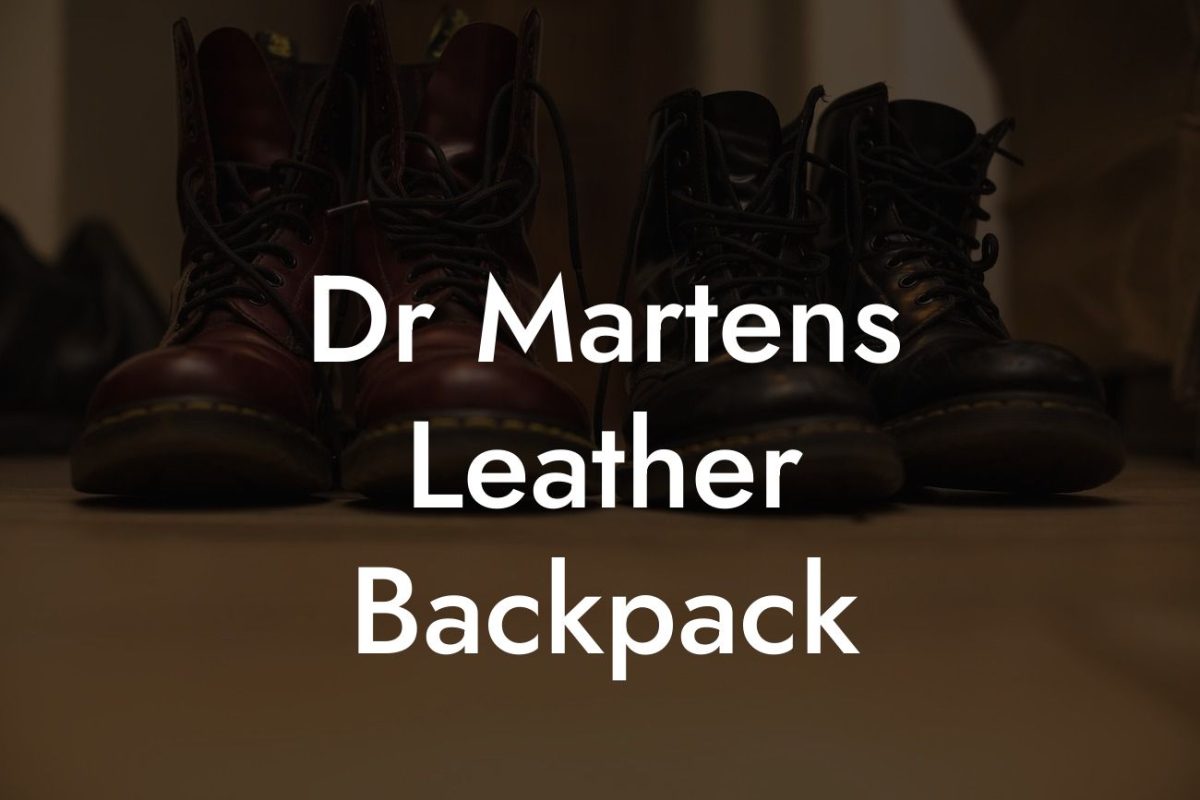 Dr Martens Leather Backpack