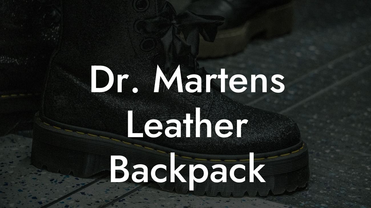 Dr Martens Leather Backpack