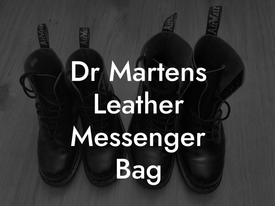 Dr Martens Leather Messenger Bag