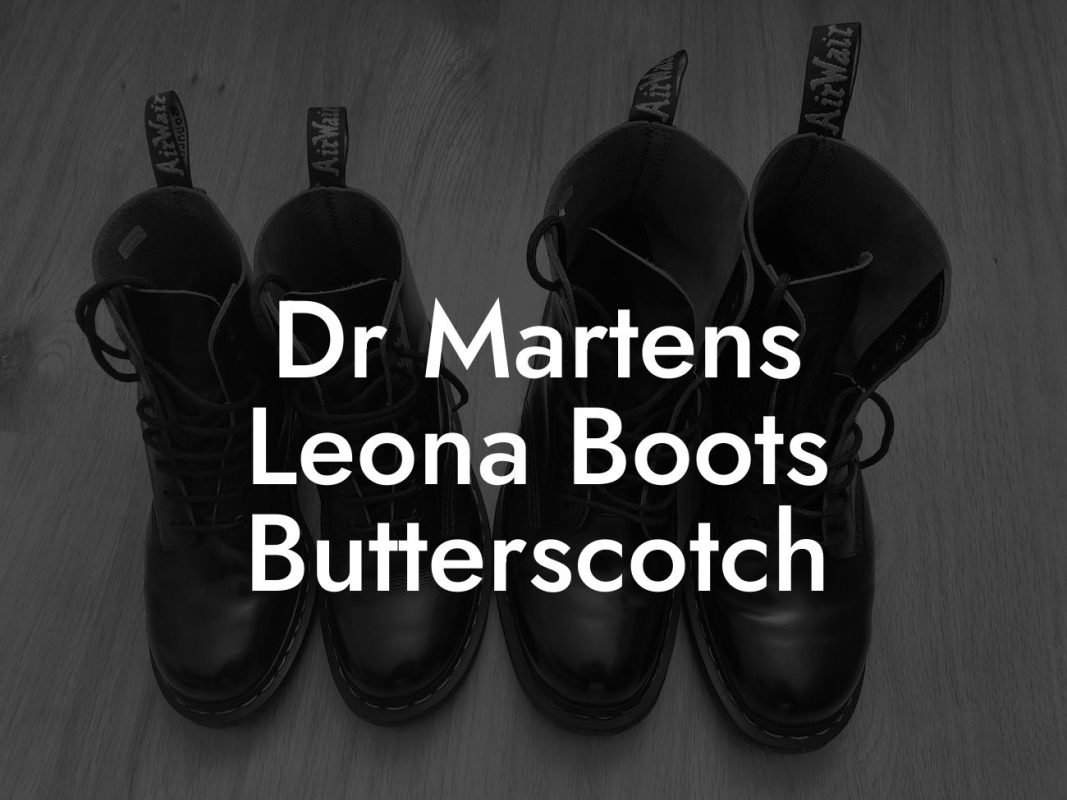 Dr Martens Leona Boots Butterscotch