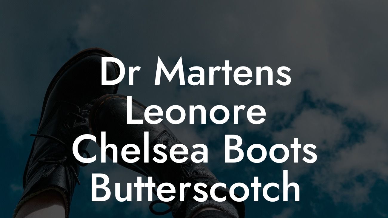 Dr Martens Leonore Chelsea Boots Butterscotch