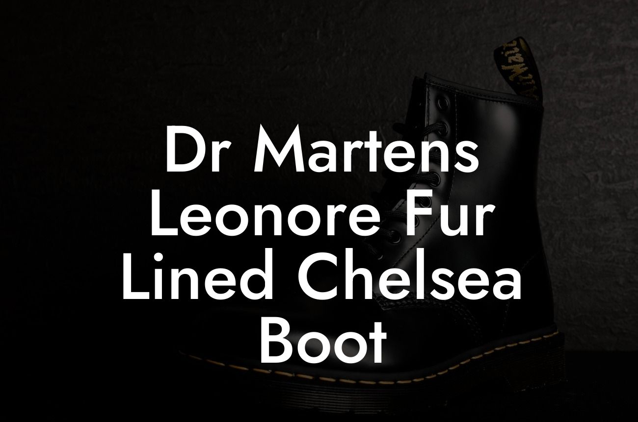 Dr Martens Leonore Fur Lined Chelsea Boot