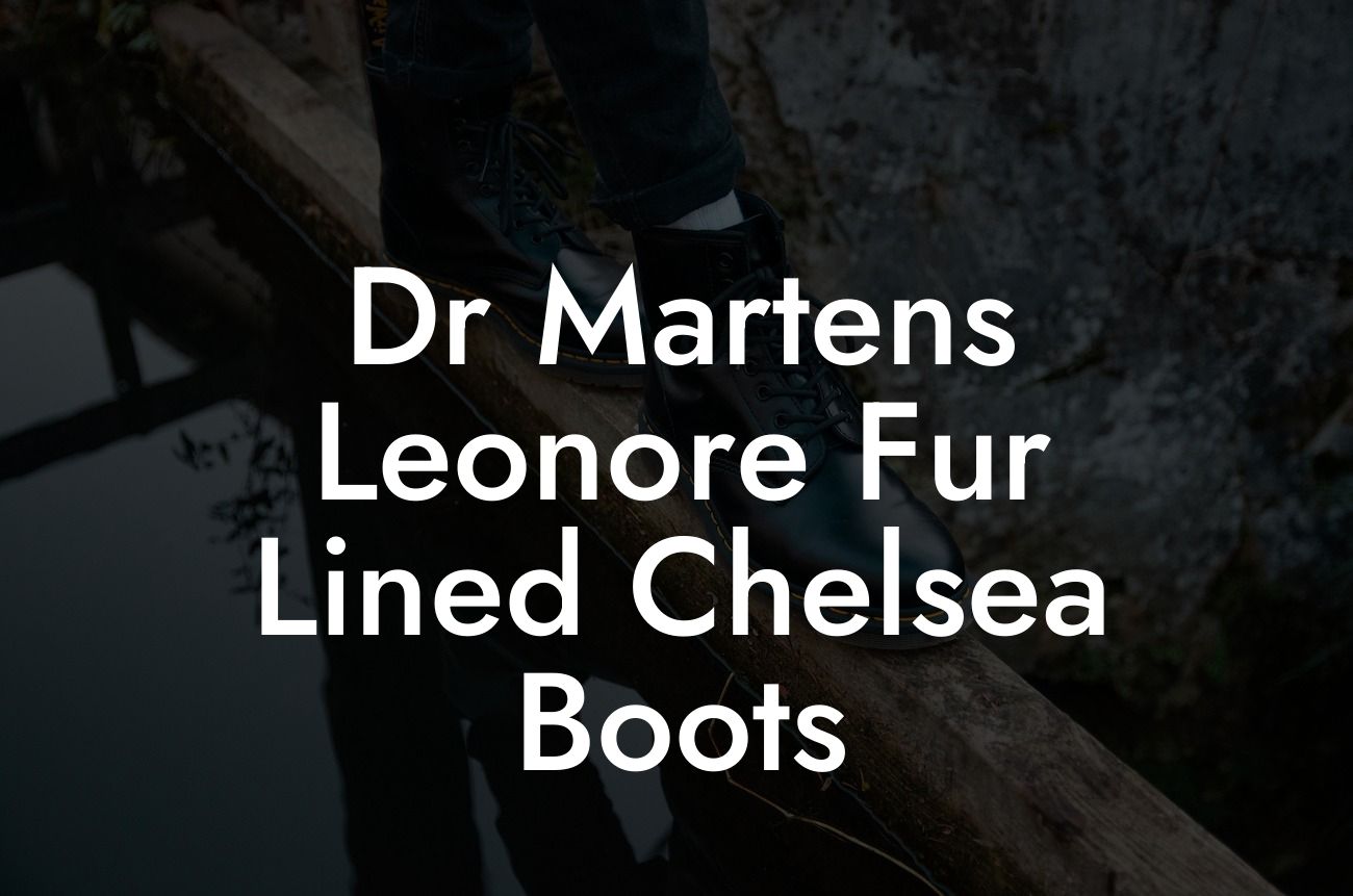 Dr Martens Leonore Fur Lined Chelsea Boots