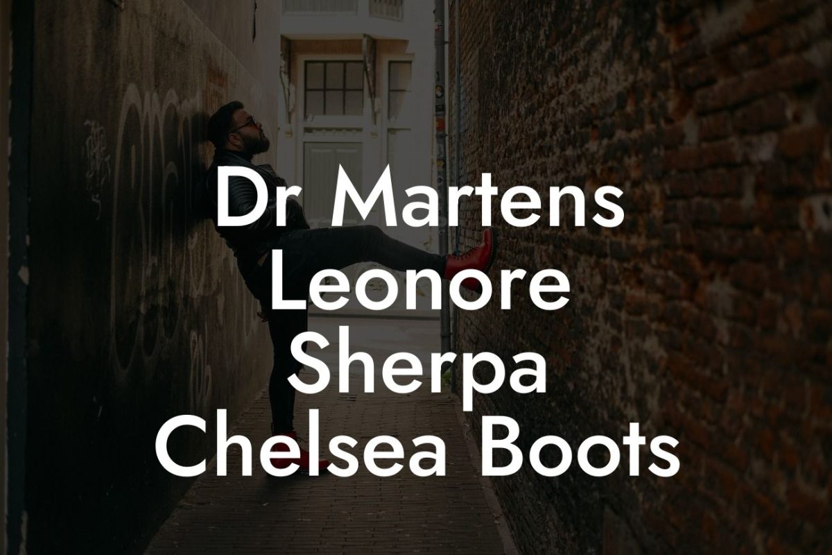 Dr Martens Leonore Sherpa Chelsea Boots