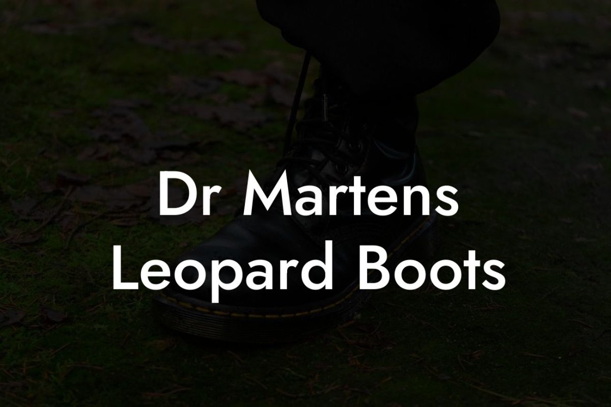 Dr Martens Leopard Boots