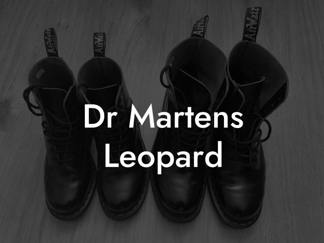 Dr Martens Leopard