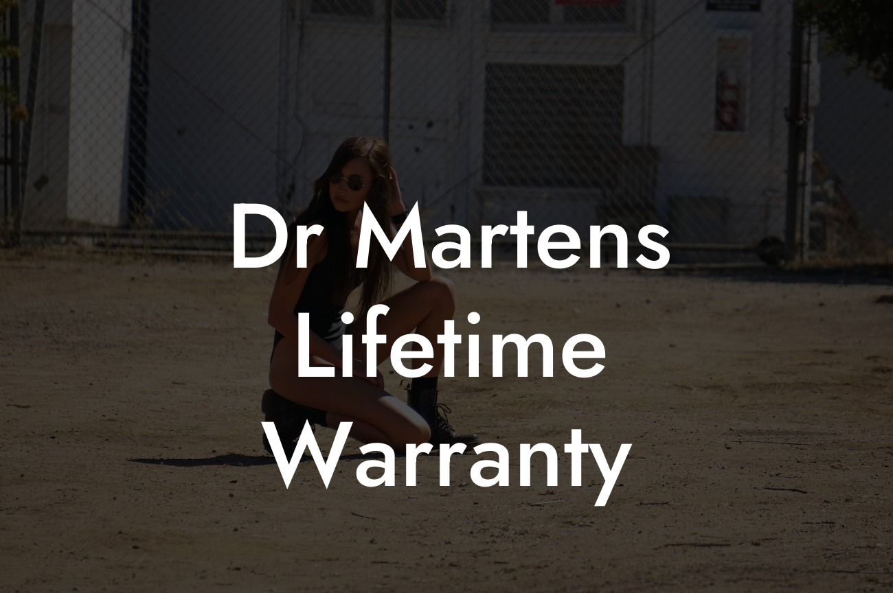 Dr Martens Lifetime Warranty