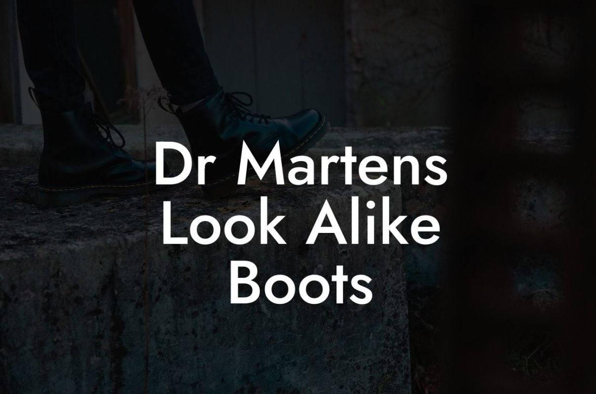 Dr Martens Look Alike Boots