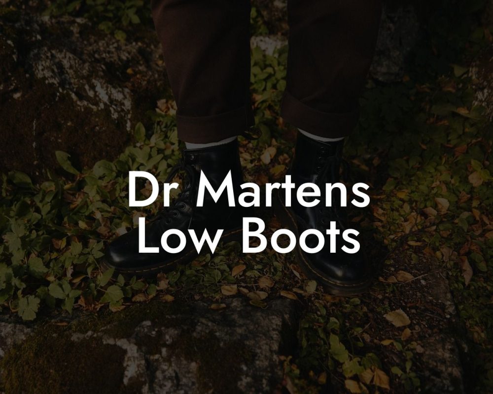 Dr Martens Low Boots